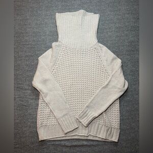 Falls Creek Women's Cream Turtleneck Sweater